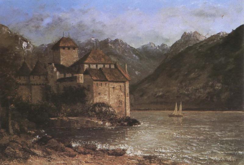 Gustave Courbet Castle France oil painting art